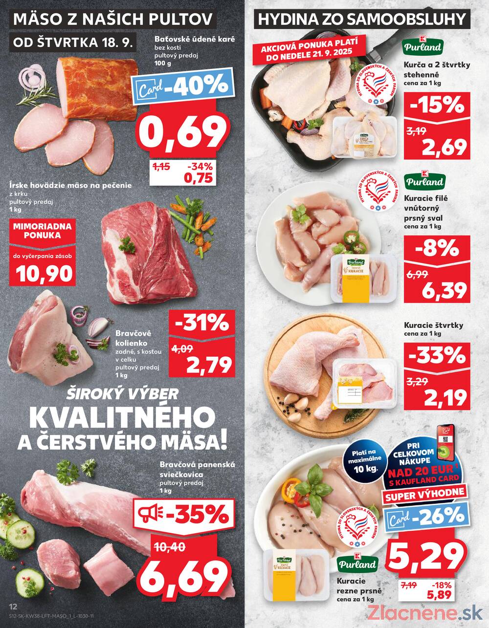 Leták Kaufland - Kaufland 18.9. - 24.9. - Kaufland Komárno - strana 12