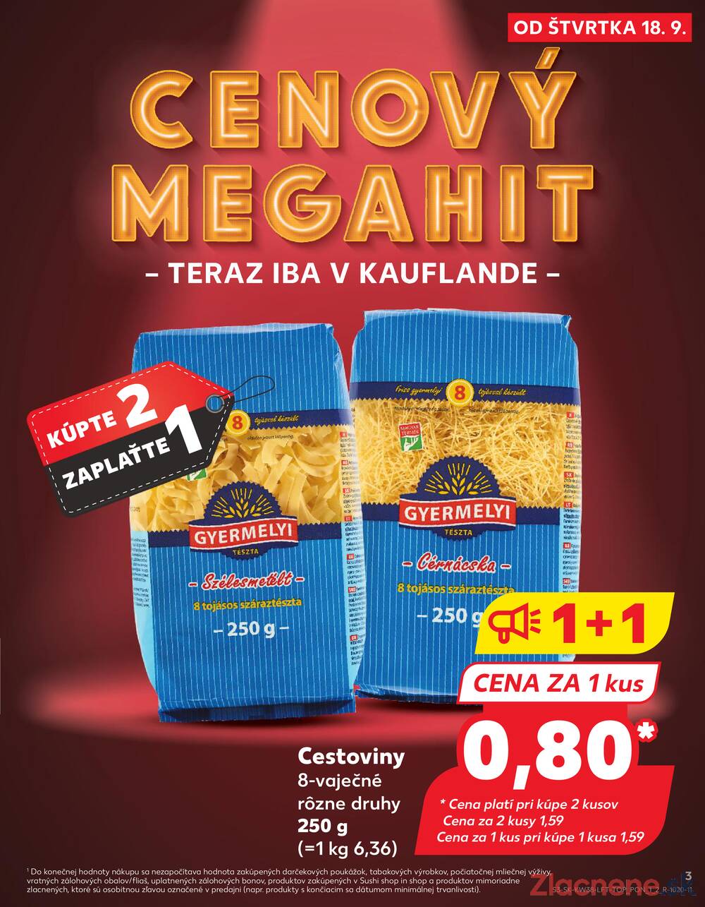 Leták Kaufland - Kaufland 18.9. - 24.9. - Kaufland Bratislava Danubia – Panónska cesta - strana 3