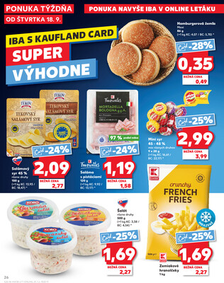 Kaufland 18.9. - 24.9. - Kaufland Trnava - Nová ul.