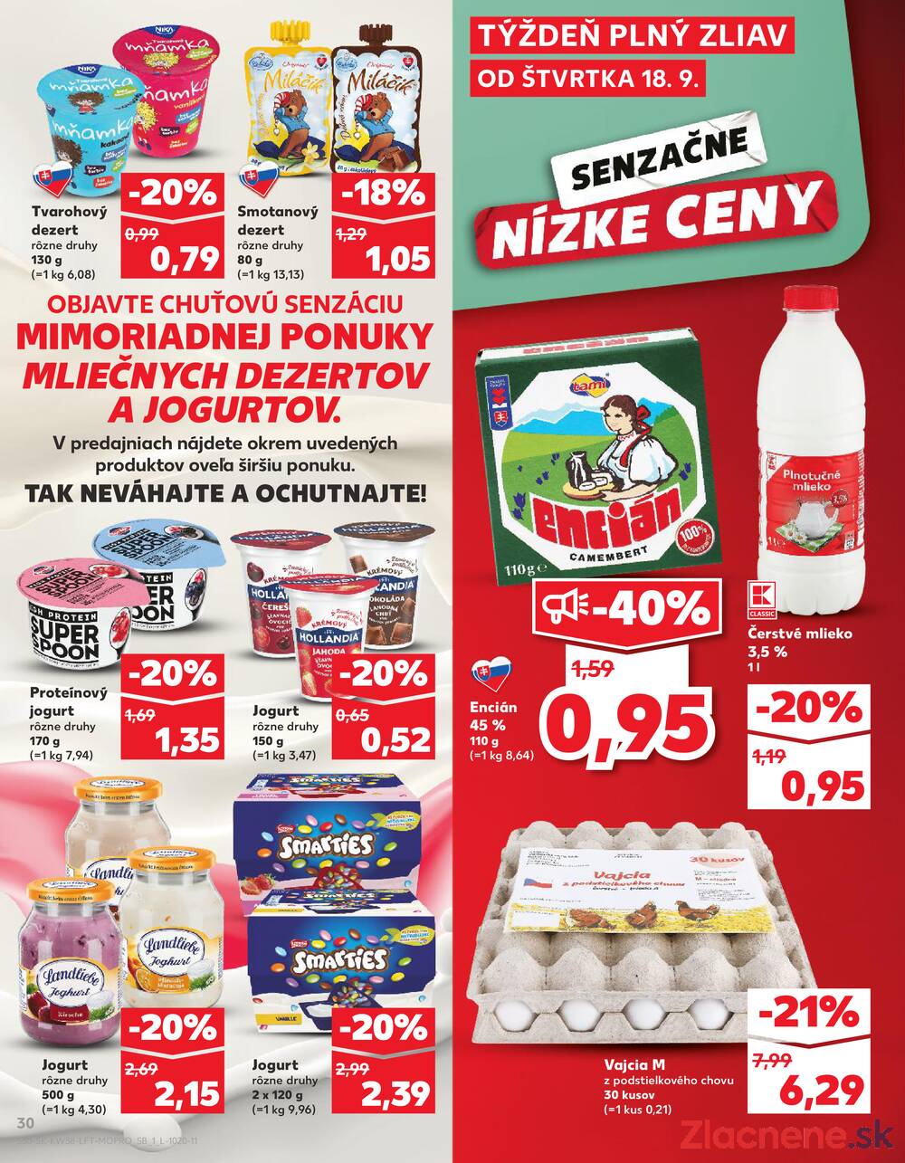 Leták Kaufland - Kaufland 18.9. - 24.9. - Kaufland Prešov - Sekčov  - strana 30