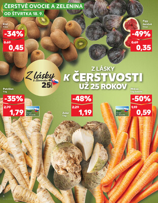 Kaufland 18.9. - 24.9. - Kaufland Prešov - Sekčov 