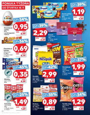 Kaufland 18.9. - 24.9. - Kaufland Prešov - Sekčov 