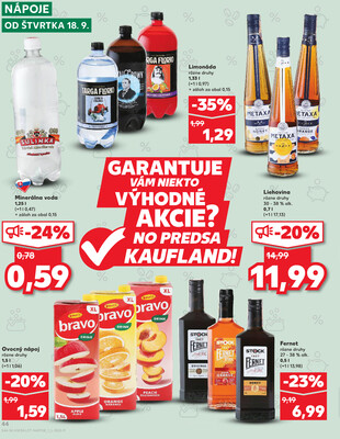 Kaufland 18.9. - 24.9. - Kaufland Prešov - Sekčov 