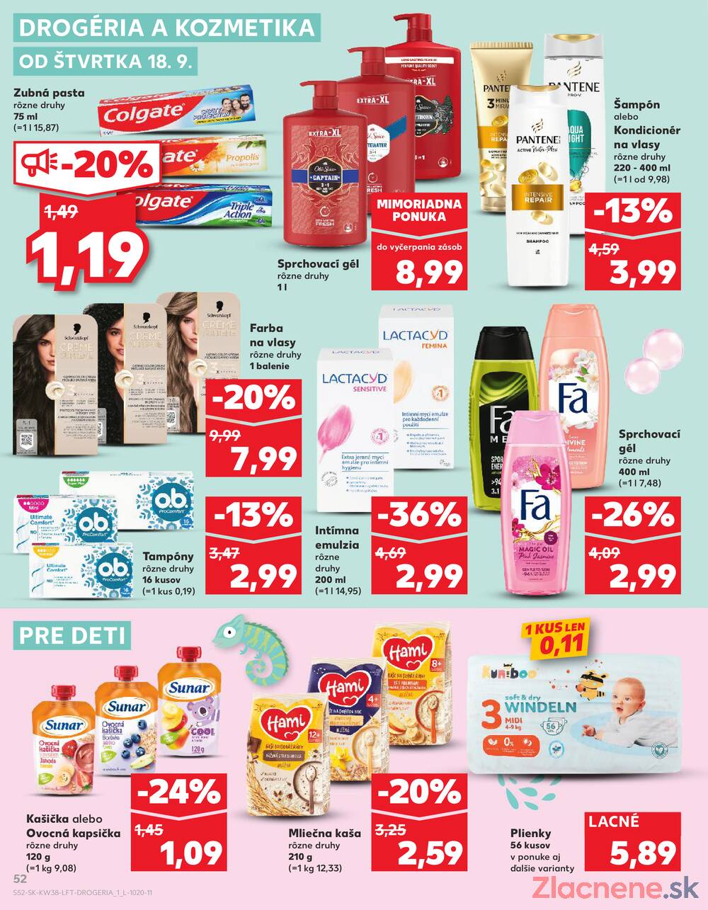 Leták Kaufland - Kaufland 18.9. - 24.9. - Kaufland Skalica - Mallého - strana 52