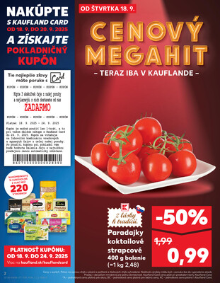 Kaufland 18.9. - 24.9. - Kaufland Skalica - Mallého