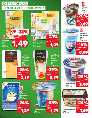 Kaufland 18.9. - 24.9. - Kaufland Skalica - Mallého