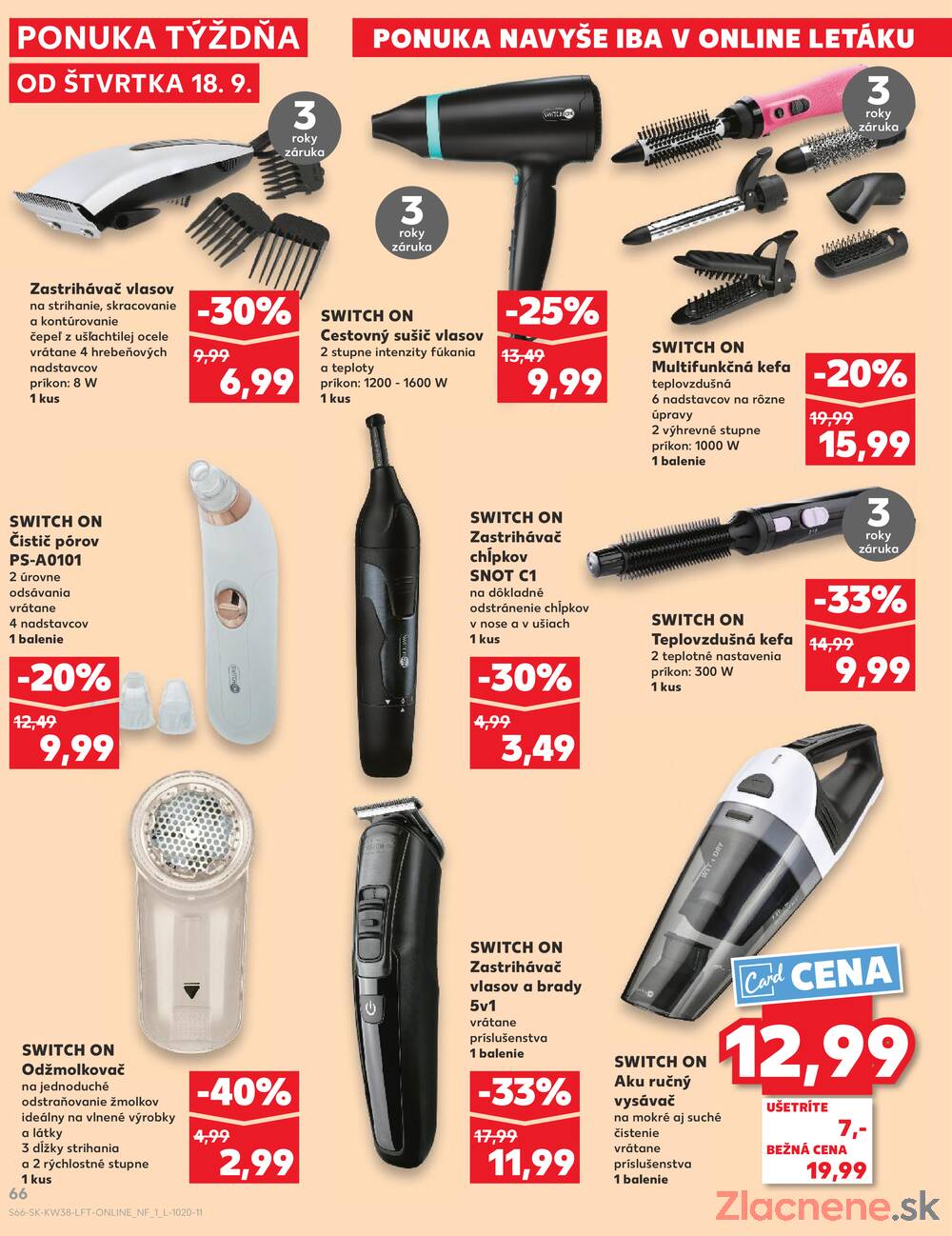 Leták Kaufland - Kaufland 18.9. - 24.9. - Kaufland Bratislava - Nové Mesto - strana 66