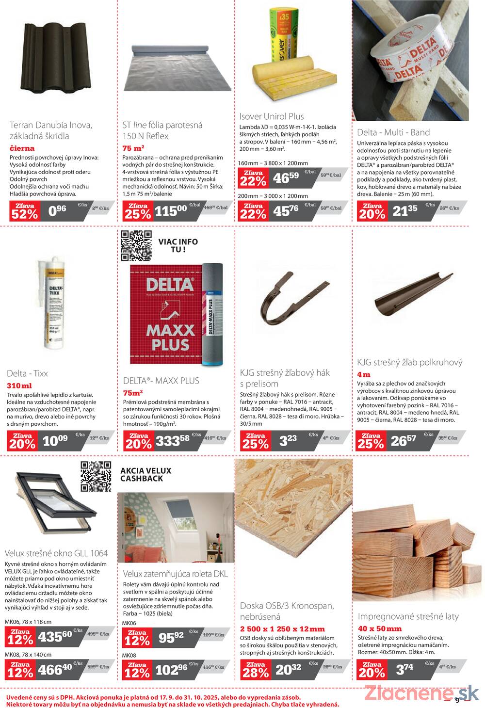 Leták STAVMAT
		  platný do 31.10.2025 - strana 9