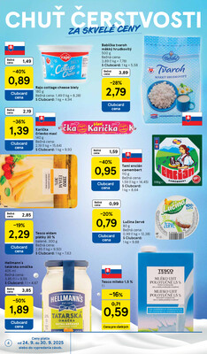 Tesco supermarkety od 24.9. do 30.9.2025