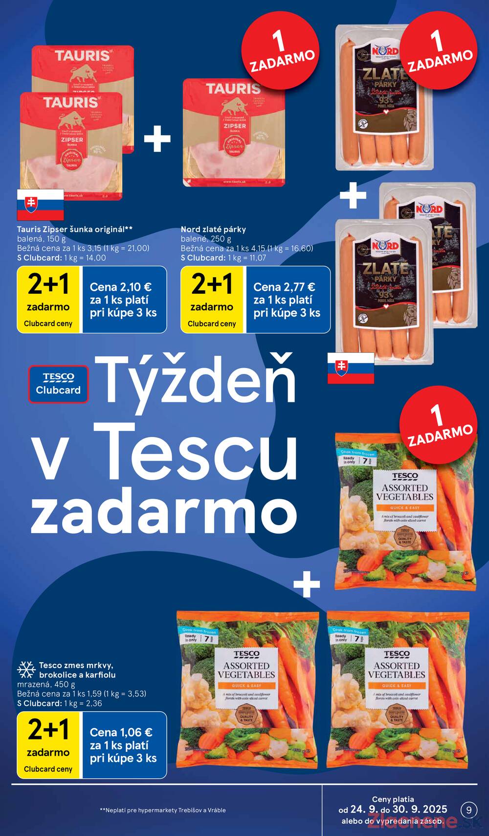Leták Tesco - Tesco malé hypermarkety od 24.9. do 30.9.2025 - strana 9
