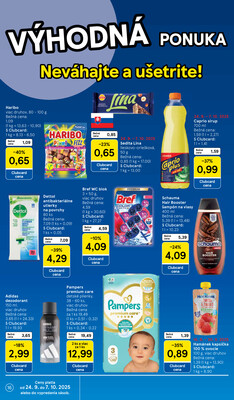 Tesco malé hypermarkety od 24.9. do 30.9.2025