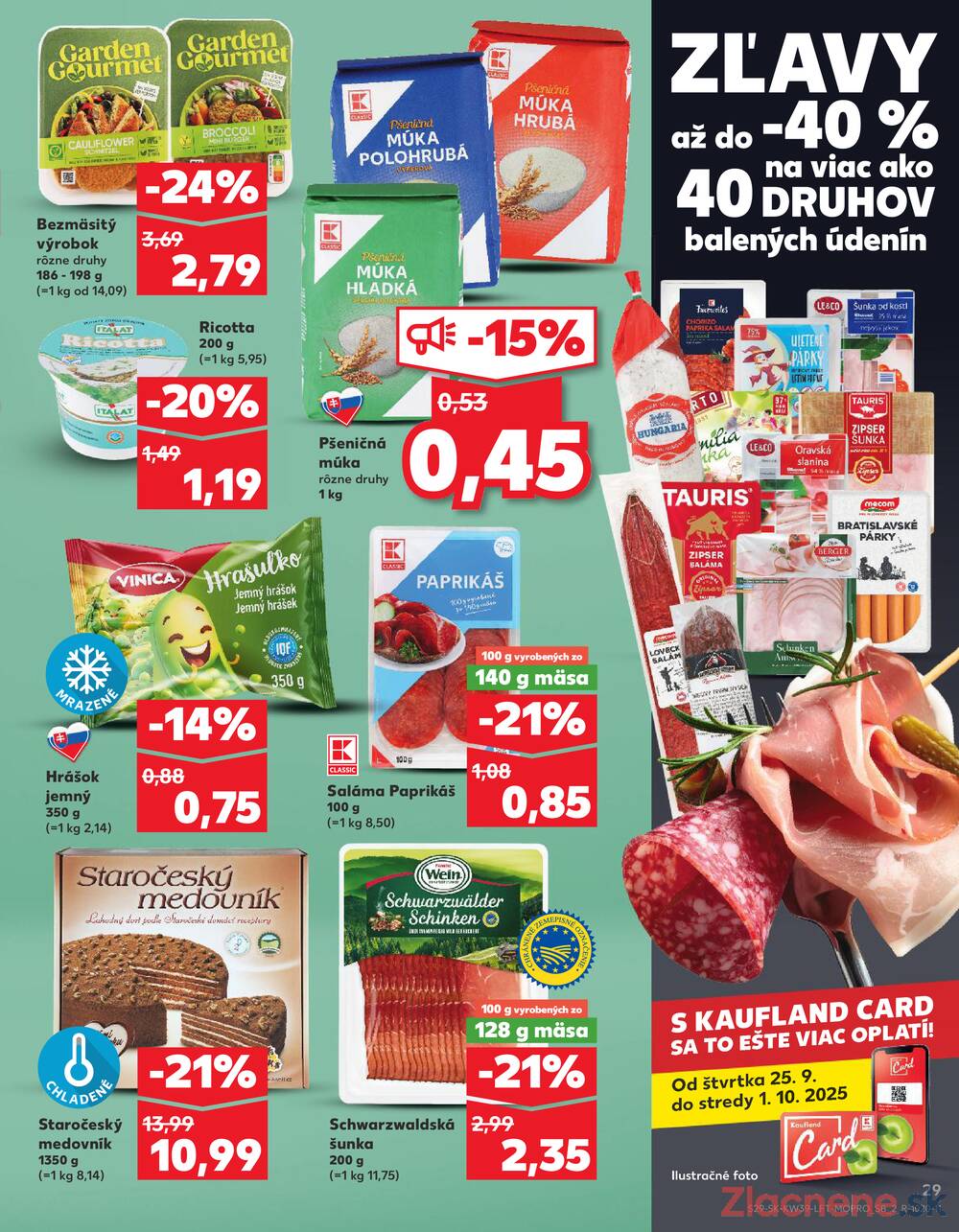 Leták Kaufland - Kaufland 25.9. - 1.10. - Kaufland Tvrdošín - strana 29