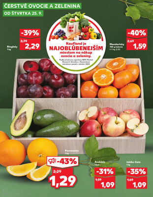 Kaufland 25.9. - 1.10. - Kaufland Michalovce
