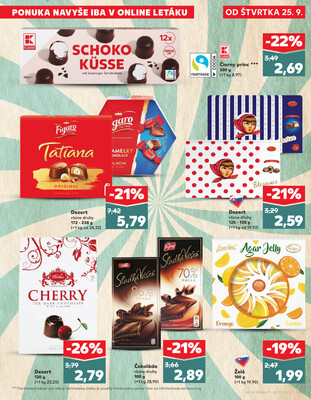 Kaufland 25.9. - 1.10. - Kaufland Bardejov