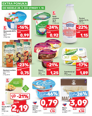 Kaufland 25.9. - 1.10. - Kaufland Bardejov