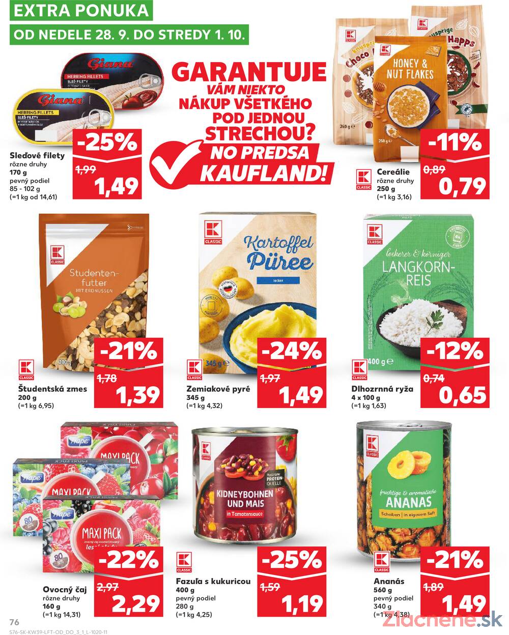 Leták Kaufland - Kaufland 25.9. - 1.10. - Kaufland Trebišov - strana 76