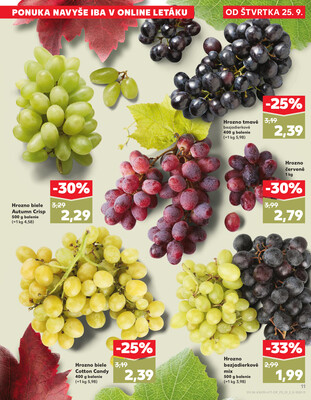 Kaufland 25.9. - 1.10. - Kaufland Trebišov