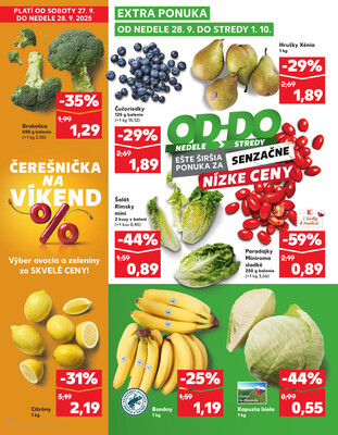 Kaufland 25.9. - 1.10. - Kaufland Trebišov