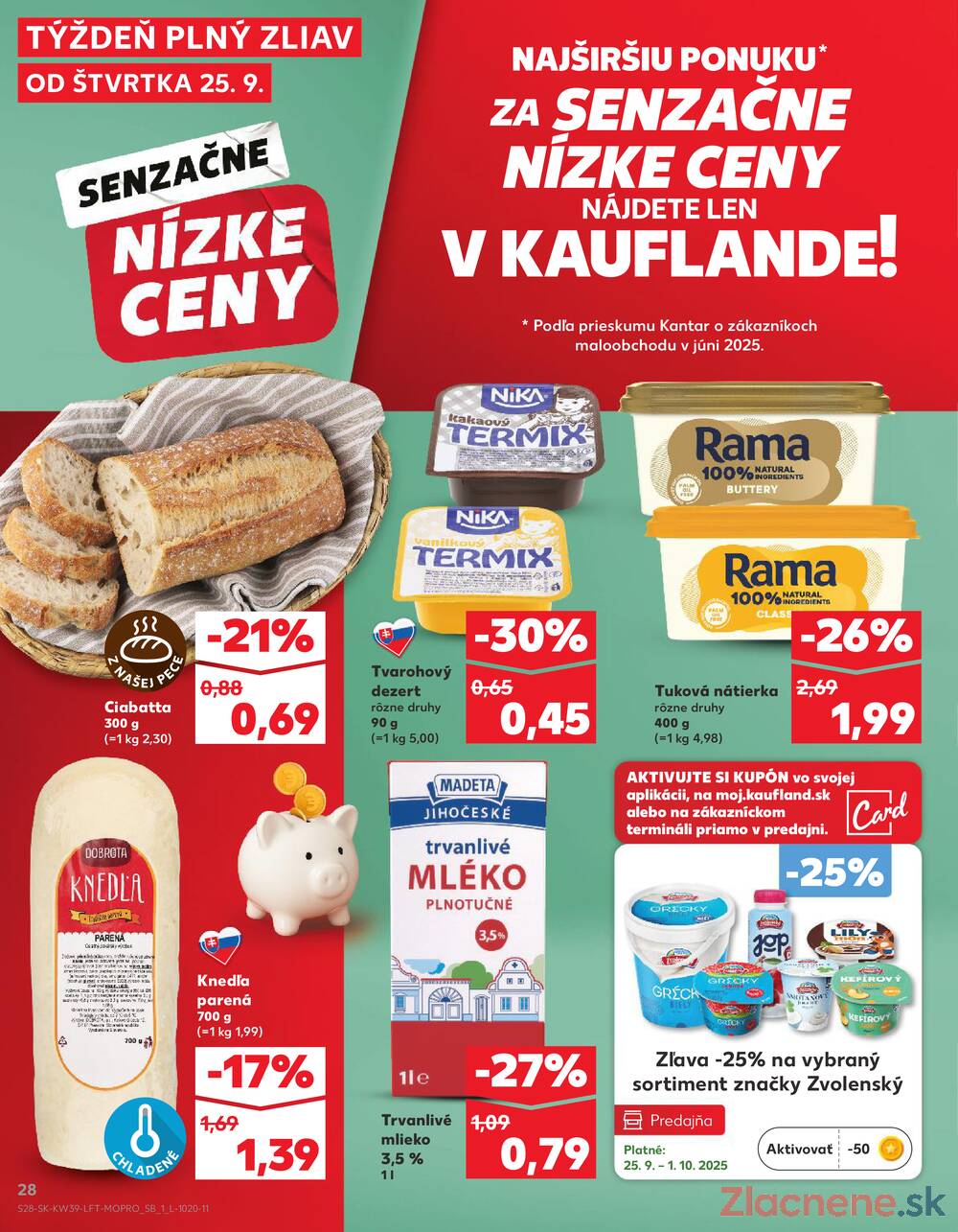 Leták Kaufland - Kaufland 25.9. - 1.10. - Kaufland Rožňava - strana 28