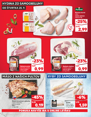 Kaufland 25.9. - 1.10. - Kaufland Rožňava