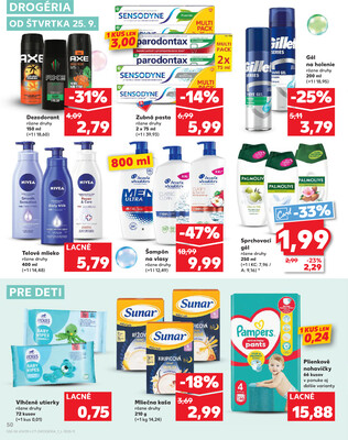 Kaufland 25.9. - 1.10. - Kaufland Rožňava