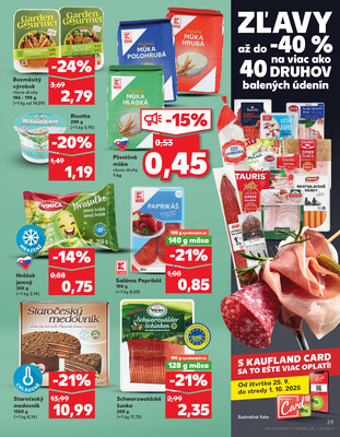 Kaufland 25.9. - 1.10. - Kaufland Svidník