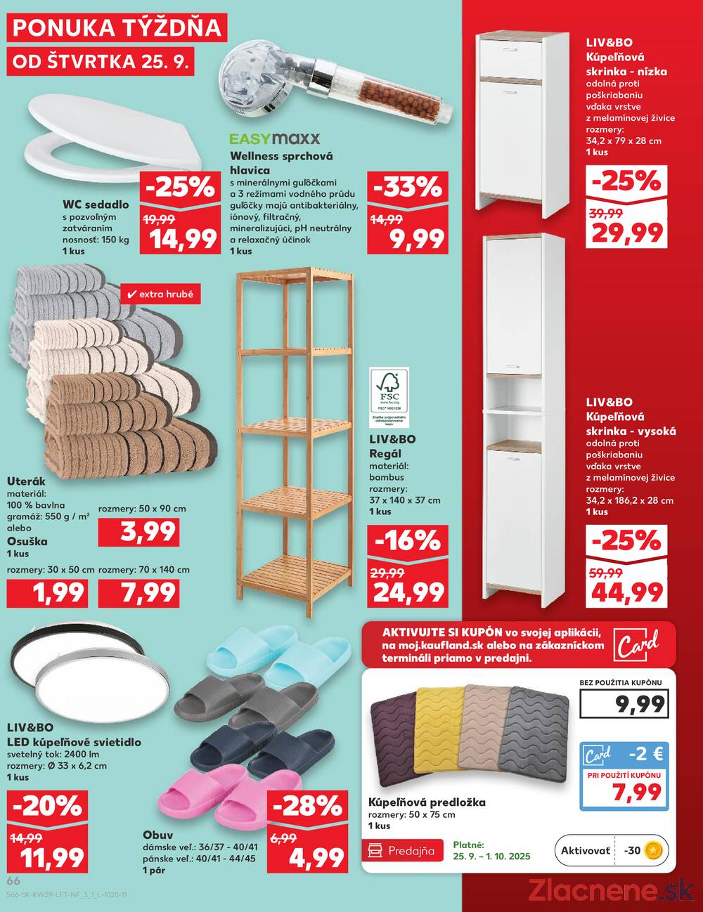 Leták Kaufland - Kaufland 25.9. - 1.10. - Kaufland Dunajská Streda - strana 66