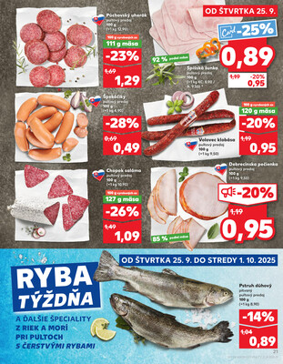 Kaufland 25.9. - 1.10. - Kaufland Bratislava - Bory