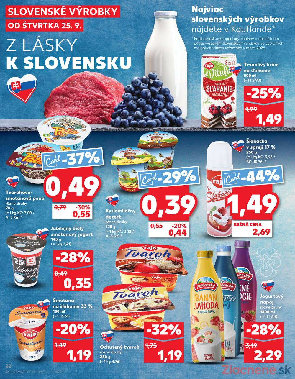 Leták Kaufland - Kaufland 25.9. - 1.10. - Kaufland Bratislava - Petržalka - strana 22