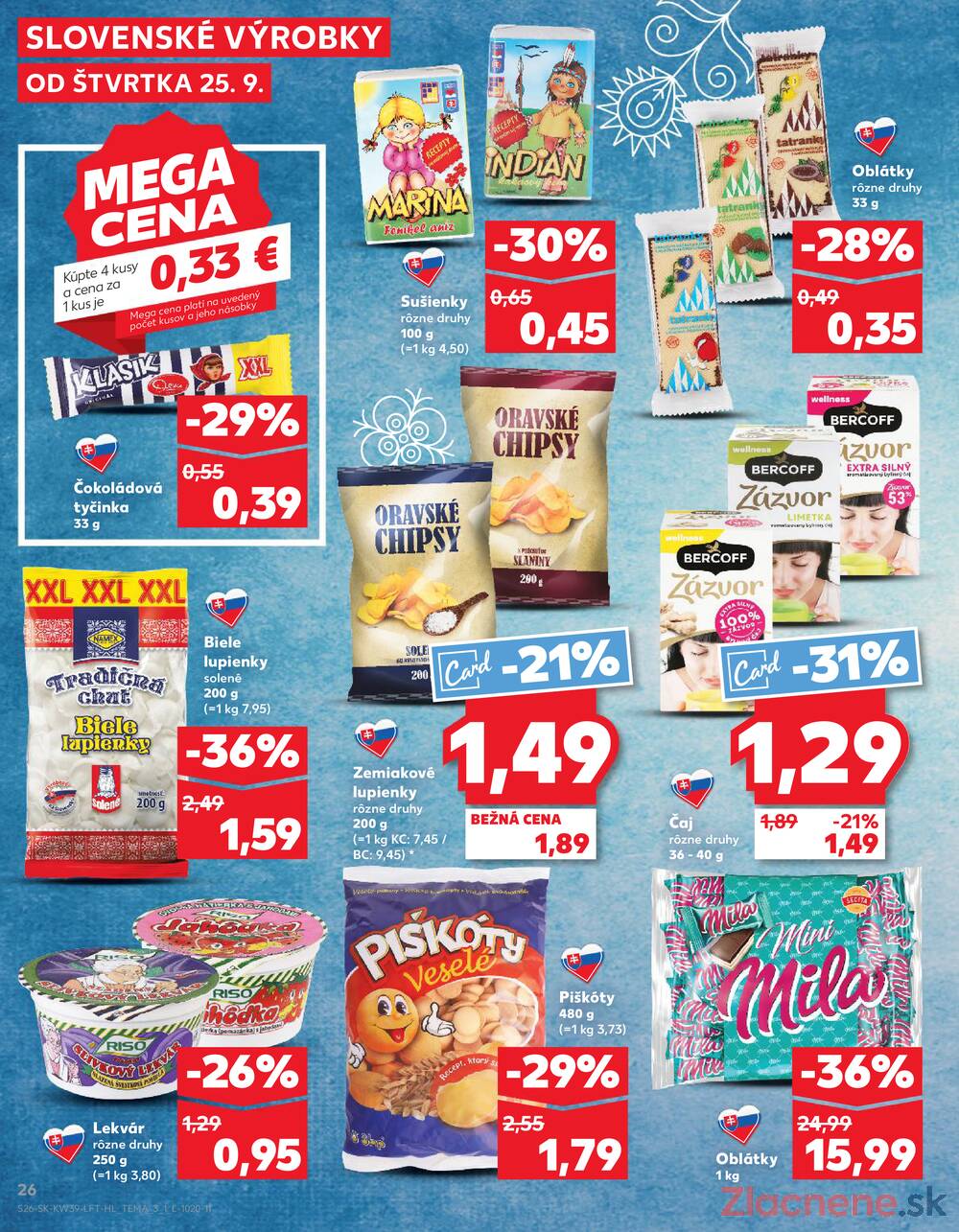 Leták Kaufland - Kaufland 25.9. - 1.10. - Kaufland Bratislava Danubia – Panónska cesta - strana 26