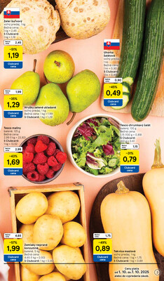 Tesco supermarkety od 1.10. do 7.10.2025