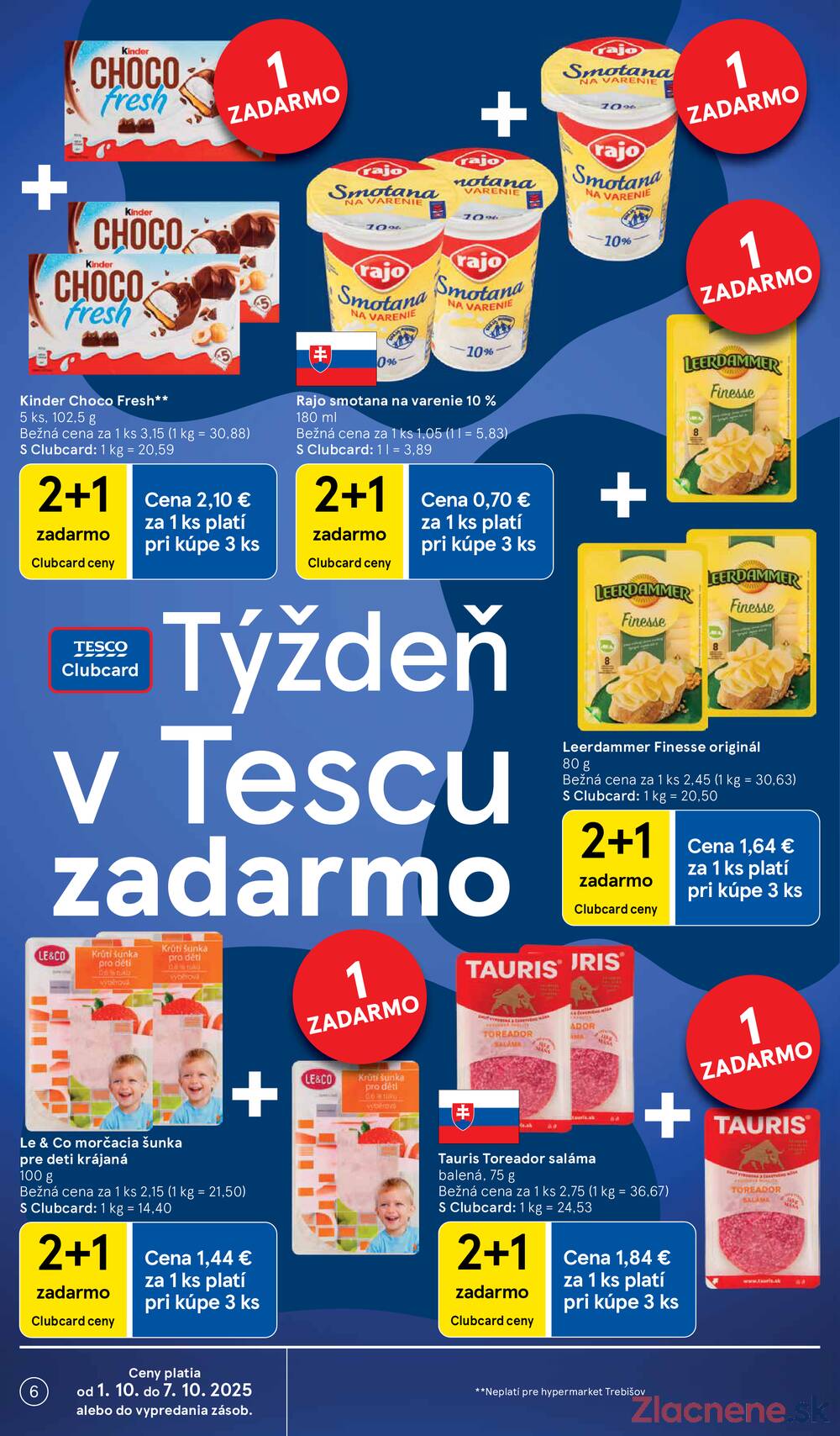 Leták Tesco - Tesco malé hypermarkety od 1.10. do 7.10.2025 - strana 6