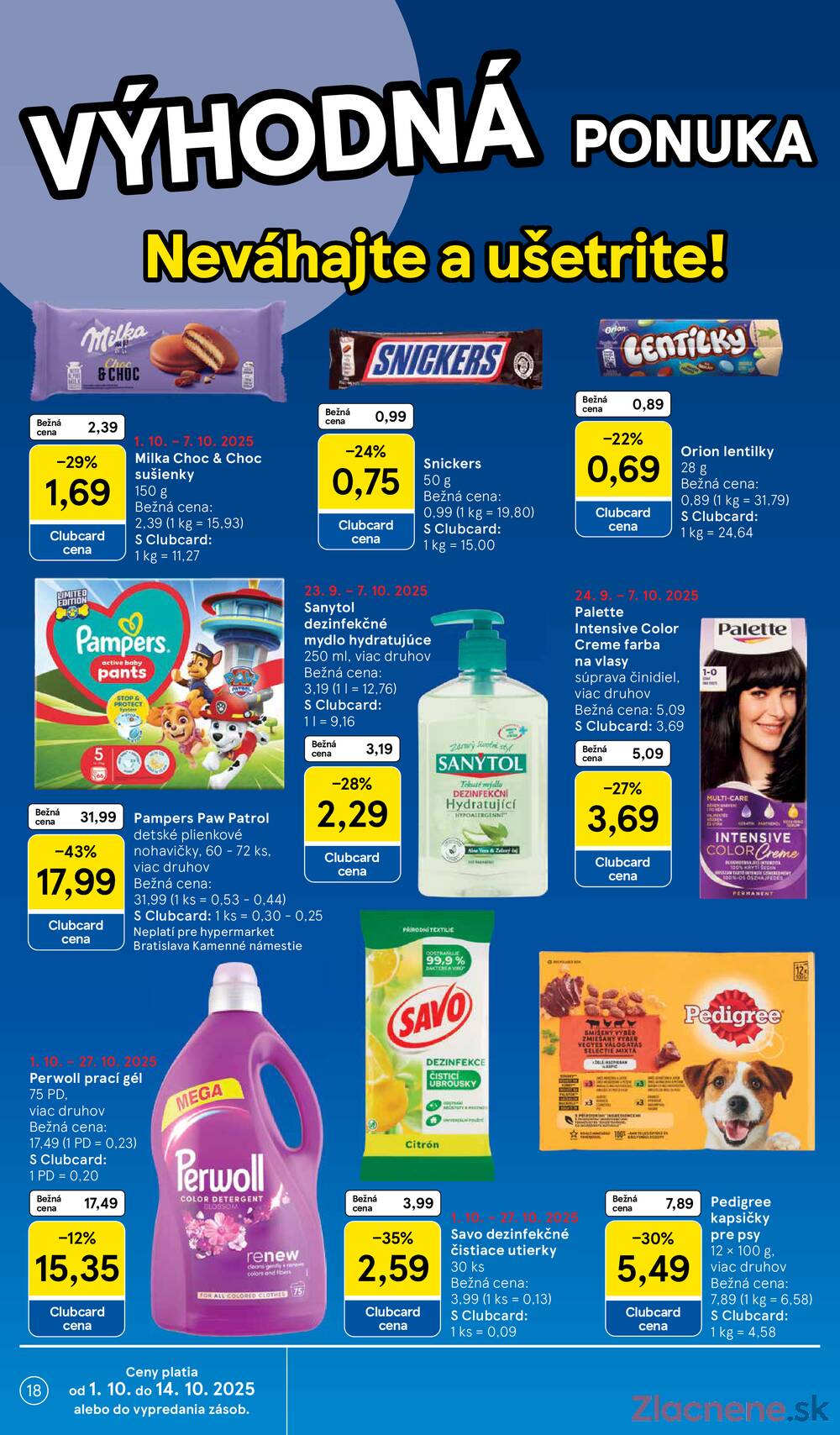 Leták Tesco - Tesco malé hypermarkety od 1.10. do 7.10.2025 - strana 18
