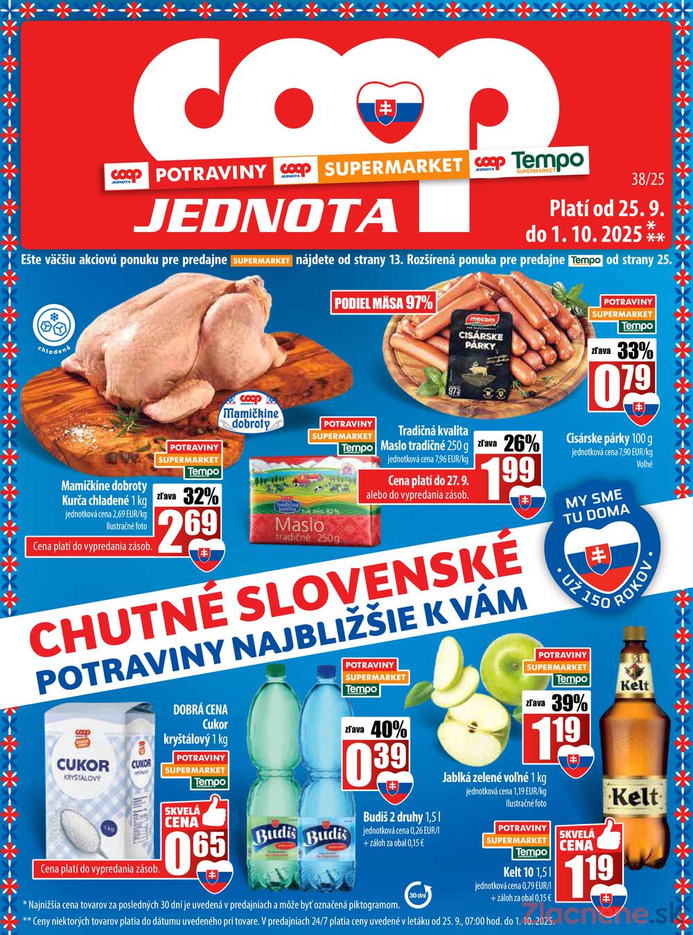 Leták COOP Jednota Slovensko - COOP do 1.10. - strana 1