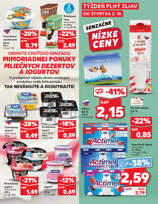 Kaufland 2.10. - 8.10. - Kaufland Púchov
