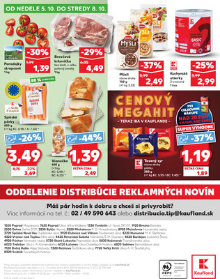 Kaufland 2.10. - 8.10. - Kaufland Púchov