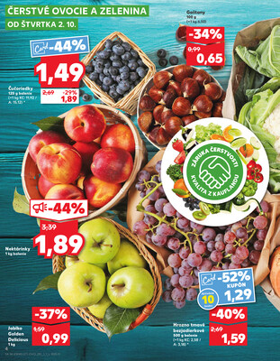 Kaufland 2.10. - 8.10. - Kaufland Michalovce (Humenská cesta)