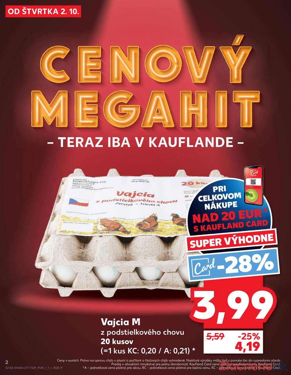 Leták Kaufland - Kaufland 2.10. - 8.10. - Kaufland Trnava - Nová ul. - strana 2