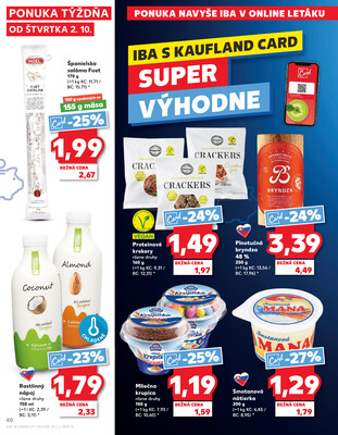 Kaufland 2.10. - 8.10. - Bratislava-Patrónka