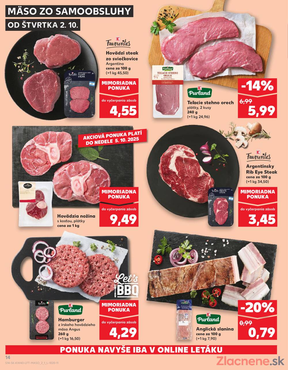 Leták Kaufland - Kaufland 2.10. - 8.10. - Kaufland Liptovský Mikuláš - strana 14