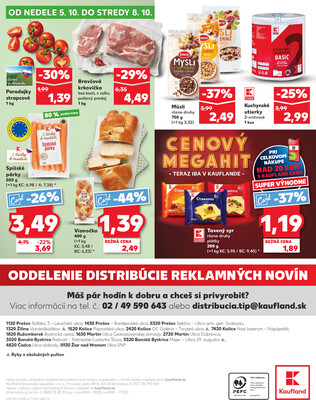 Kaufland 2.10. - 8.10. - Kaufland Martin