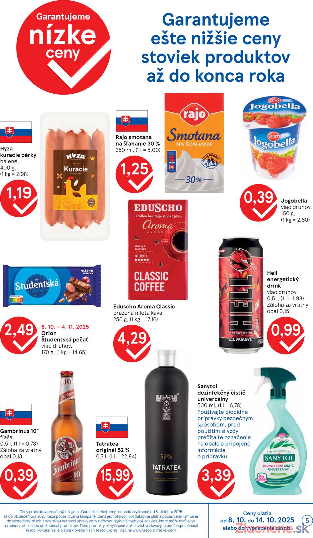 Leták Tesco - Tesco supermarkety od 8.10. do 14.10.2025 - strana 5