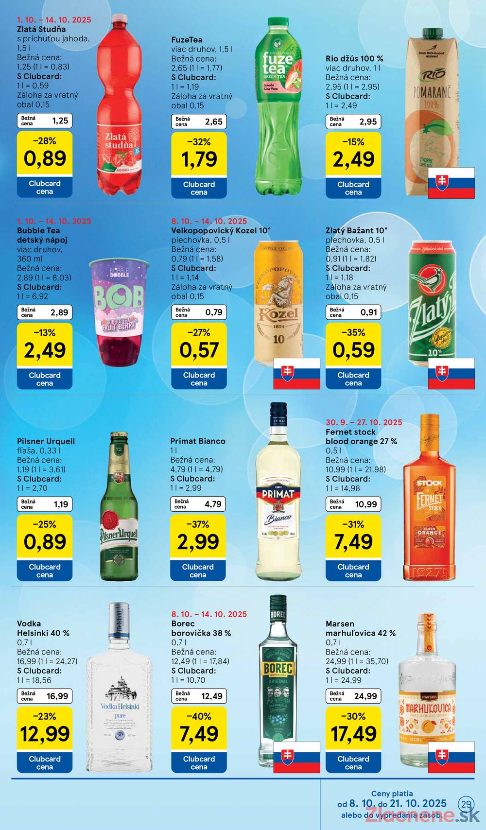 Leták Tesco - Tesco malé hypermarkety od 8.10. do 14.10.2025 - strana 29