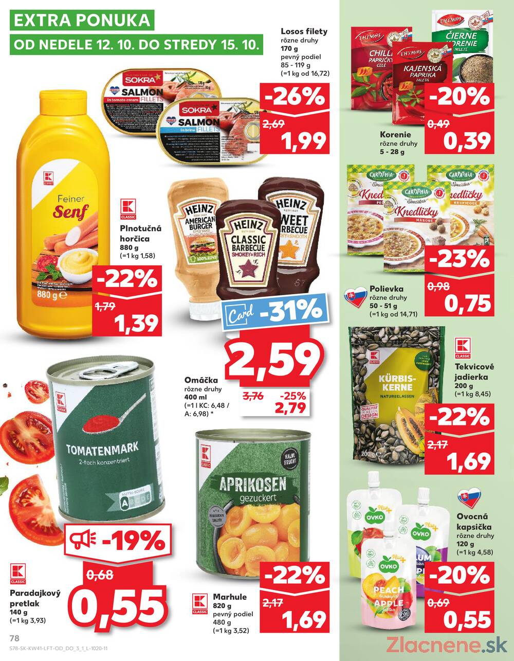Leták Kaufland - Kaufland 9.10. - 15.10. - Kaufland Bytča - strana 78