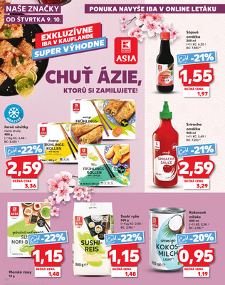 Kaufland 9.10. - 15.10. - Kaufland Bytča