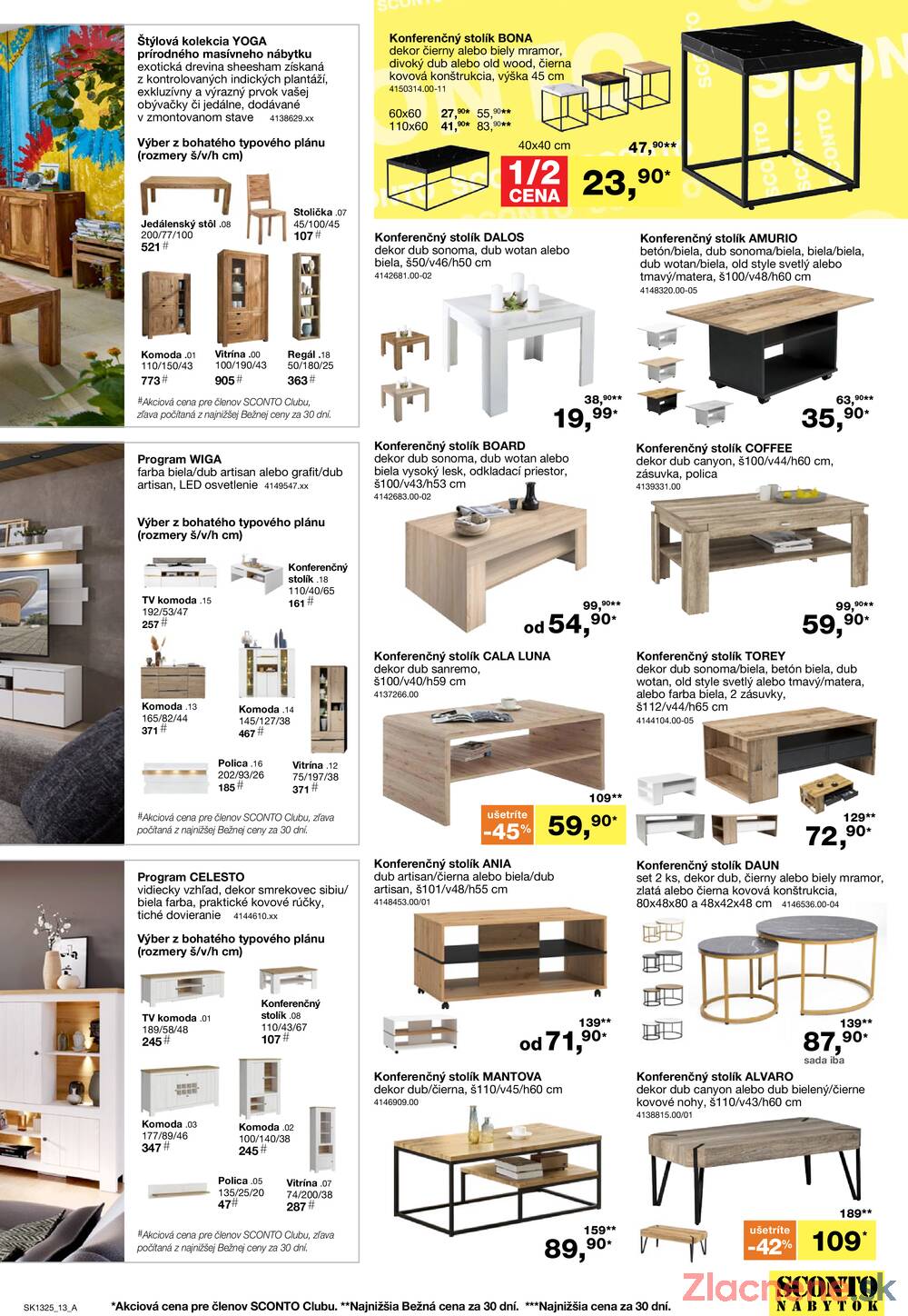 Leták SCONTO nábytok
		  platný do 4.11.2025 - strana 13