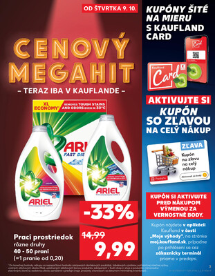Kaufland 9.10. - 15.10. - Kaufland Poprad - Jiřího Wolkera