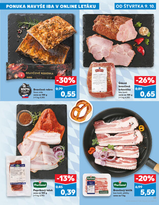 Kaufland 9.10. - 15.10. - Kaufland Poprad - Jiřího Wolkera