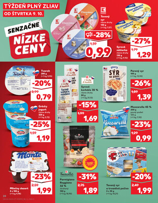 Kaufland 9.10. - 15.10. - Kaufland Poprad - Jiřího Wolkera
