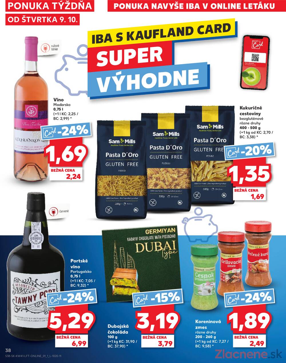 Leták Kaufland - Kaufland 9.10. - 15.10. - Kaufland Veľký Meder - strana 38
